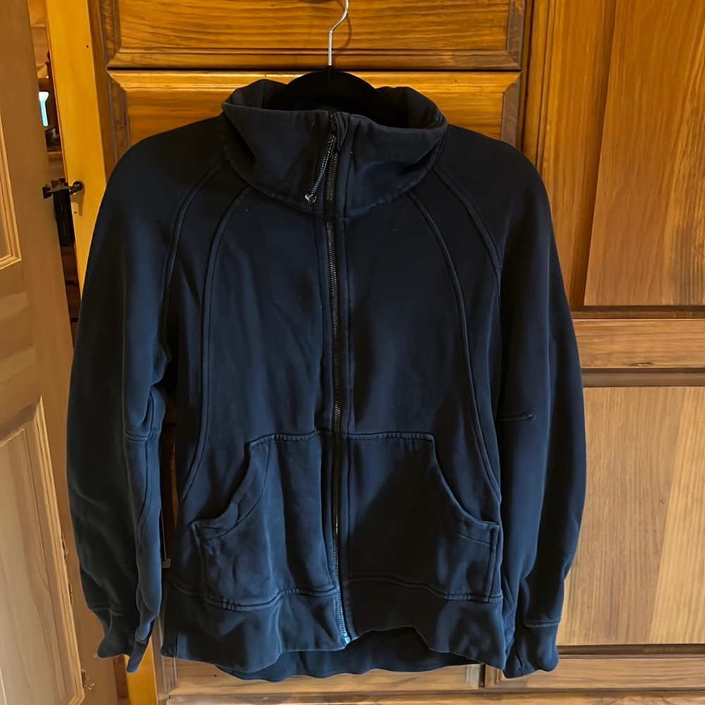 Scuba Oversized Funnel Neck Zip